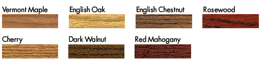 Menu Boards Wood Trim Series Wood Trim Color Choices