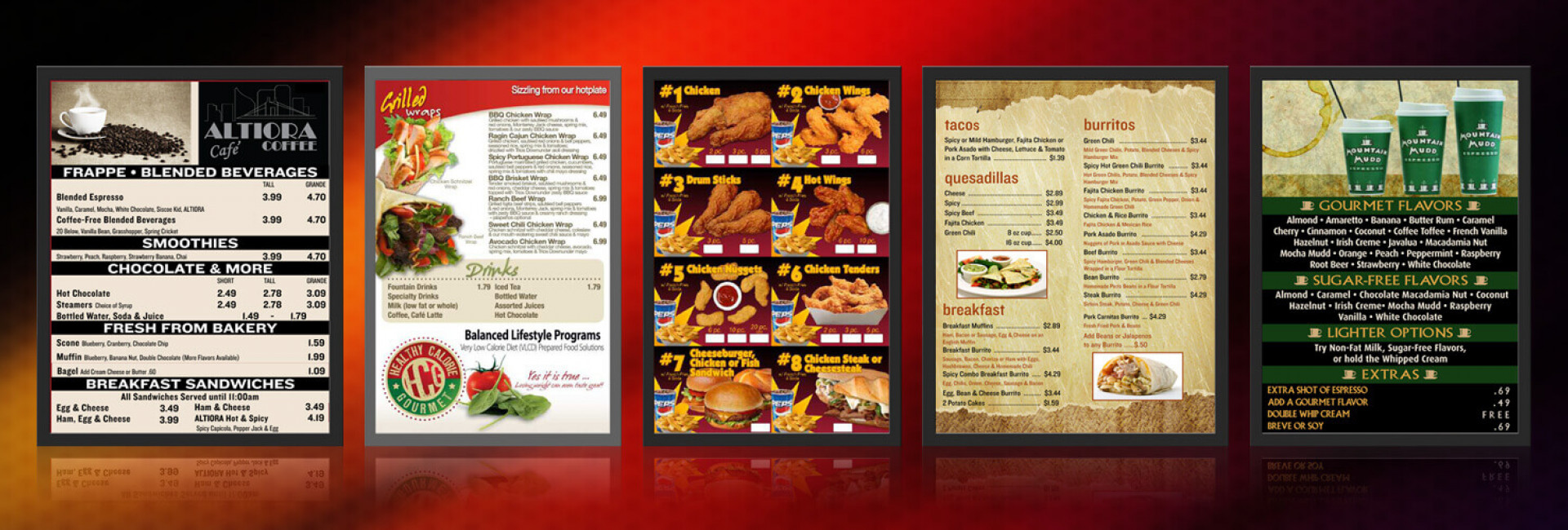 Digital Menu Boards